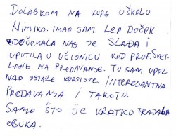 Utisci polaznika obuke za izradu nameštaja od pločastih materijala